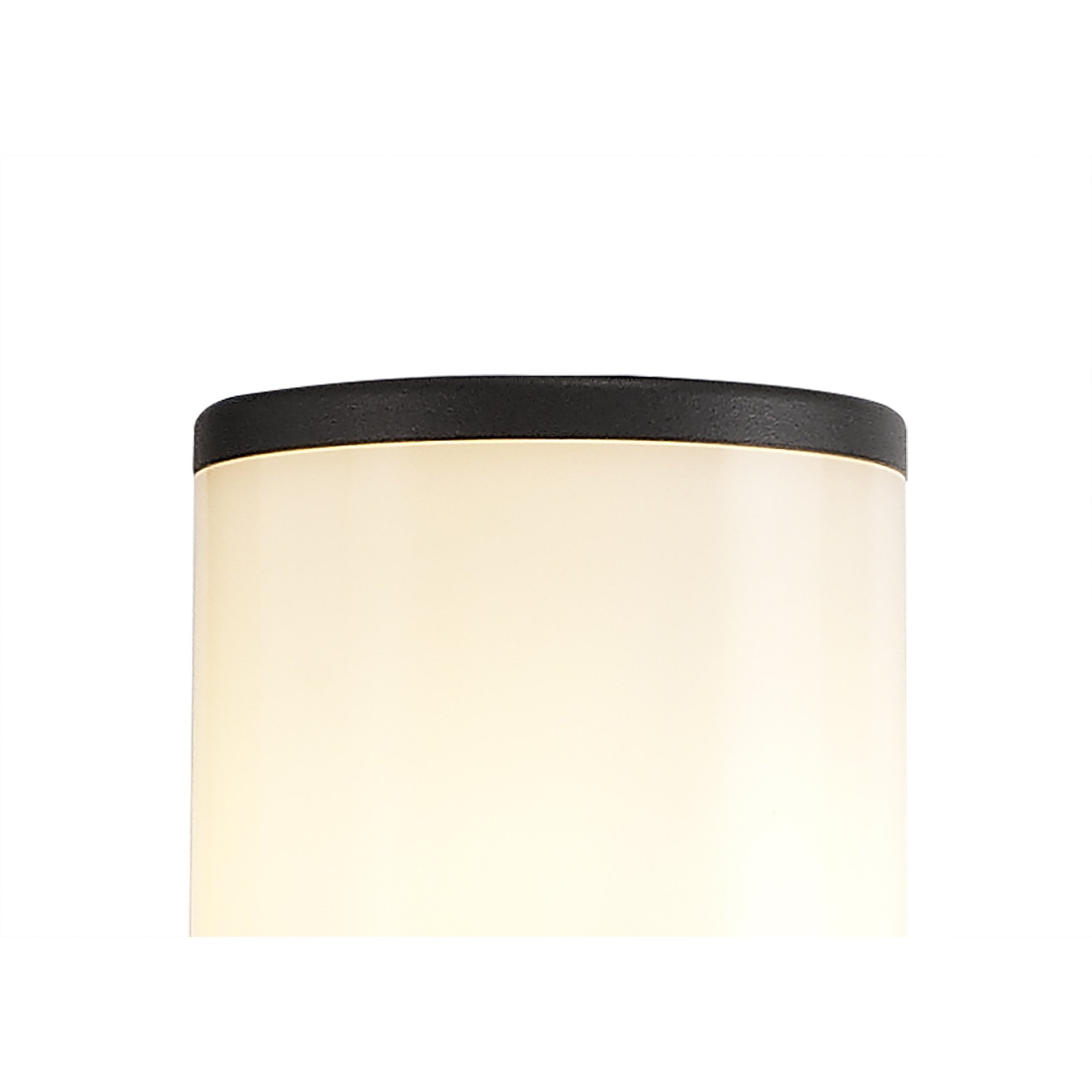 Marc Outdoor 90cm Post  Lamp 1 Light Anthracite/Opal