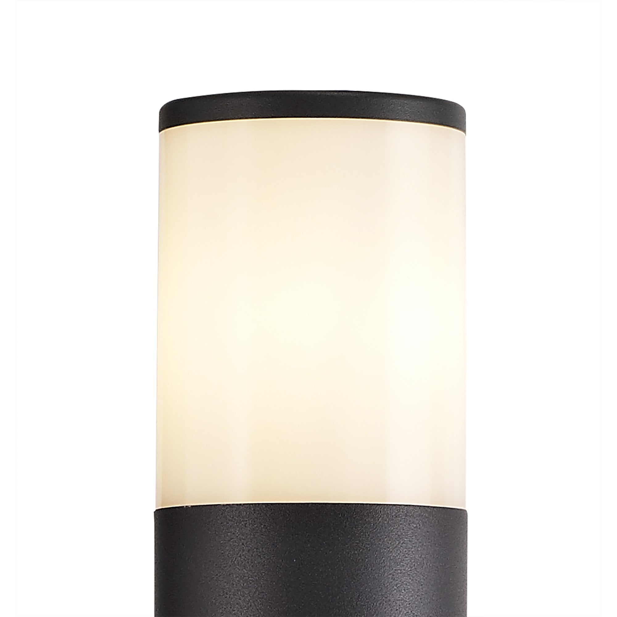 Marc Outdoor 90cm Post  Lamp 1 Light Anthracite/Opal