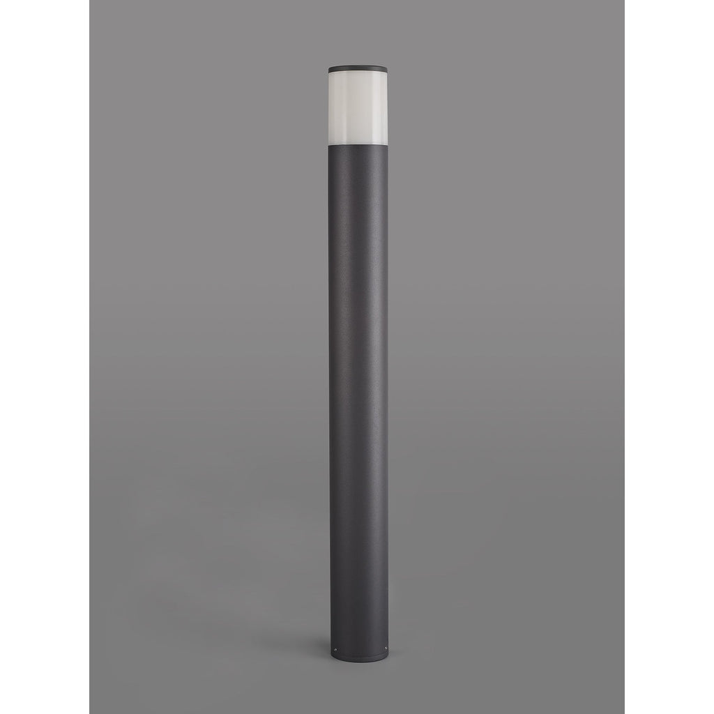 NL7779/OP9 Marc Outdoor 90cm Post Lamp 1 Light Anthracite/Opal