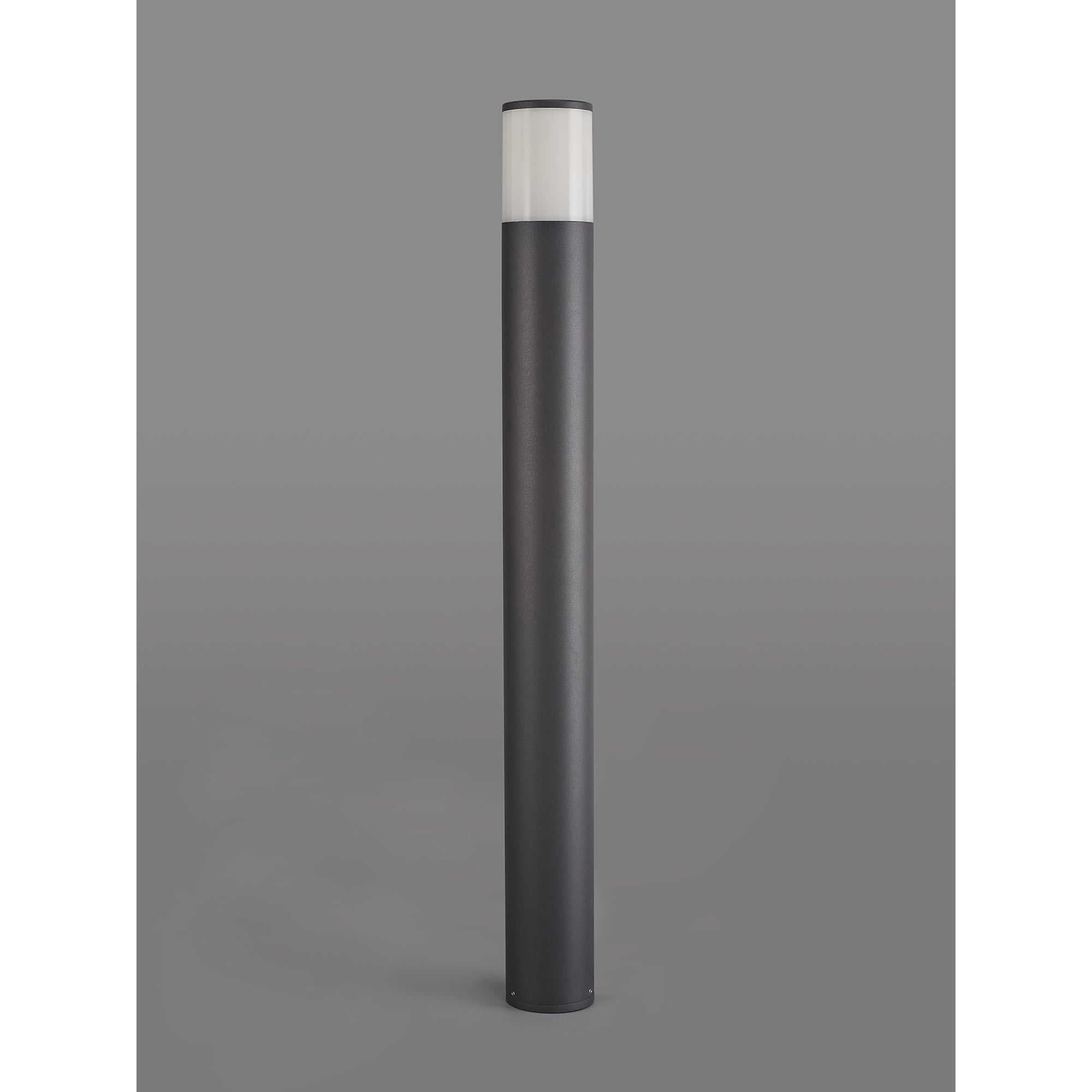 Marc Outdoor 90cm Post  Lamp 1 Light Anthracite/Opal