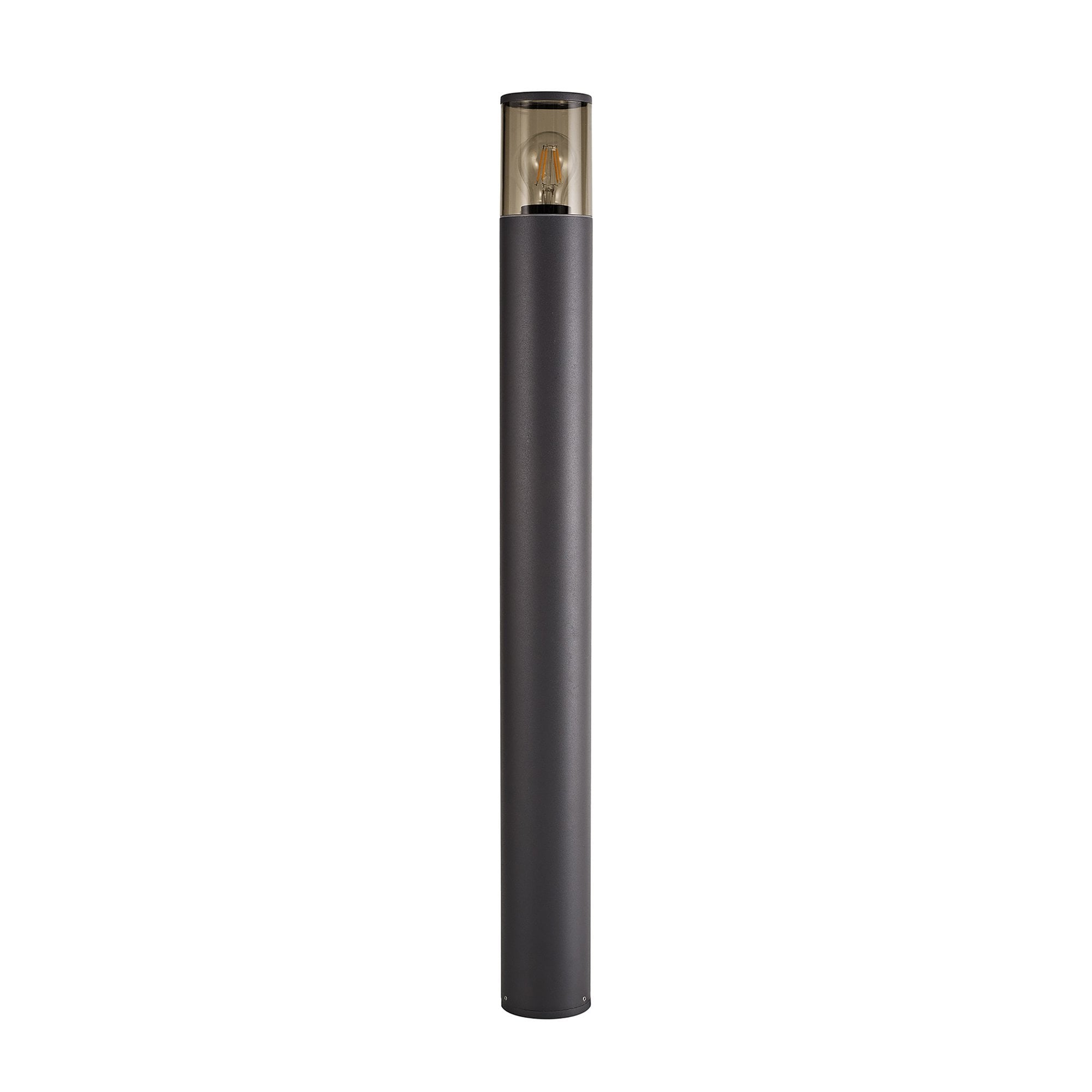 Marc Outdoor 90cm Post  Lamp 1 Light Anthracite/Smoked