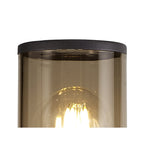 NL7779/SM9 Marc Outdoor 90cm Post Lamp 1 Light Anthracite/Smoked