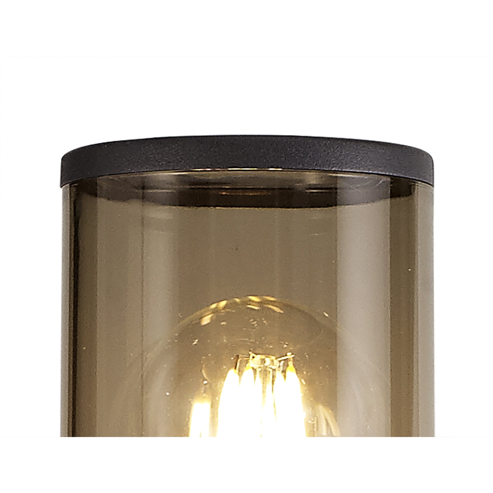 Marc Outdoor 90cm Post  Lamp 1 Light Anthracite/Smoked