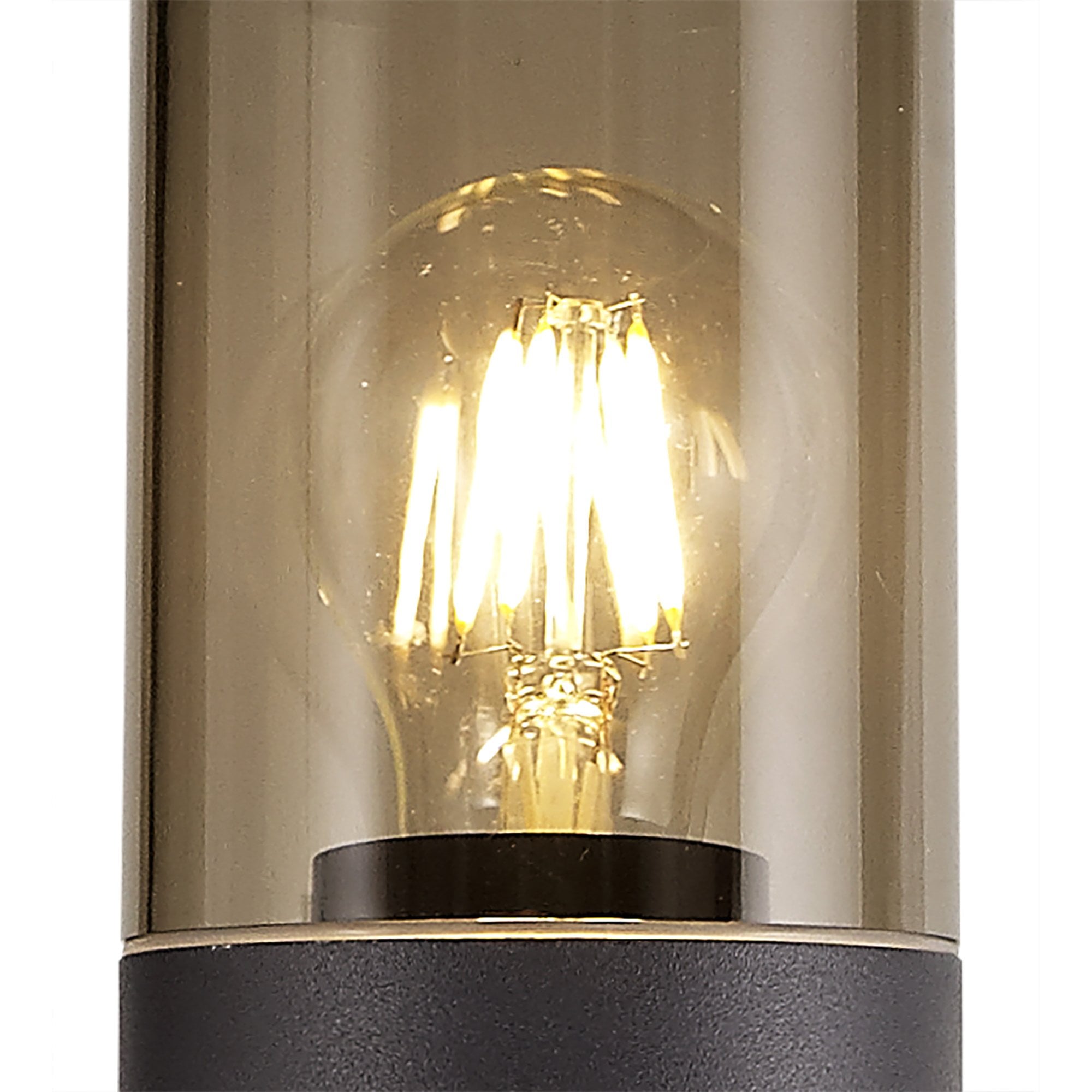 Marc Outdoor 90cm Post  Lamp 1 Light Anthracite/Smoked