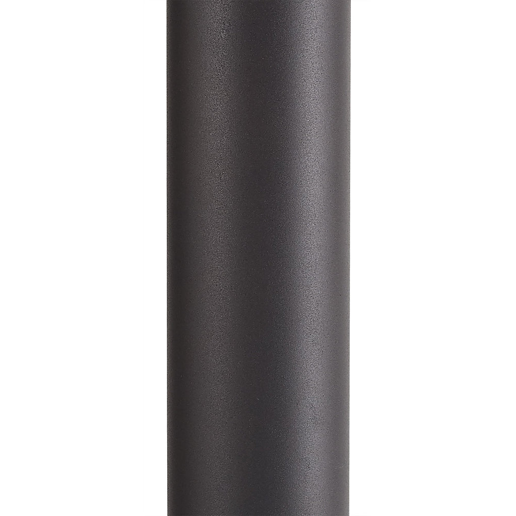 NL7779/SM9 Marc Outdoor 90cm Post Lamp 1 Light Anthracite/Smoked