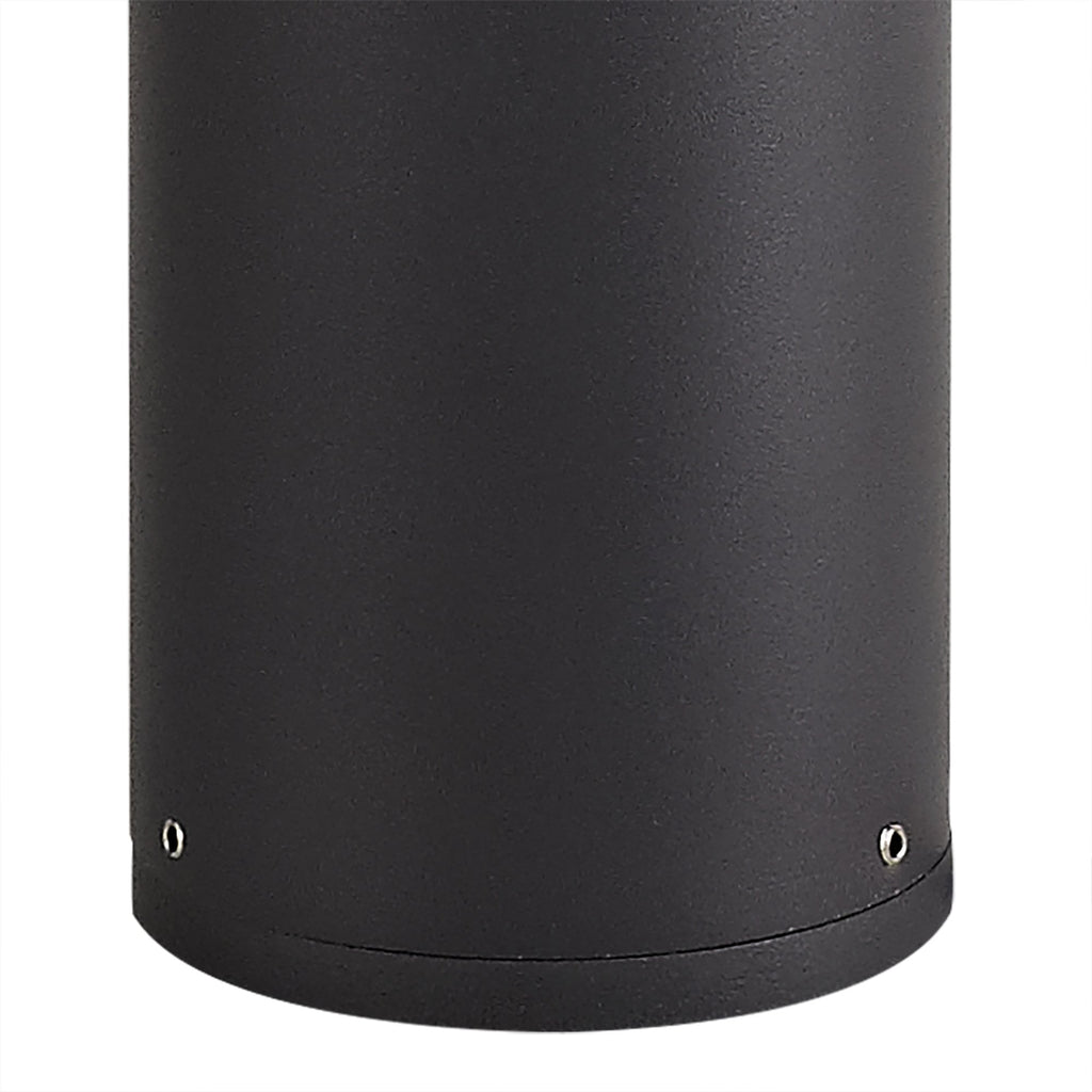 NL7779/SM9 Marc Outdoor 90cm Post Lamp 1 Light Anthracite/Smoked