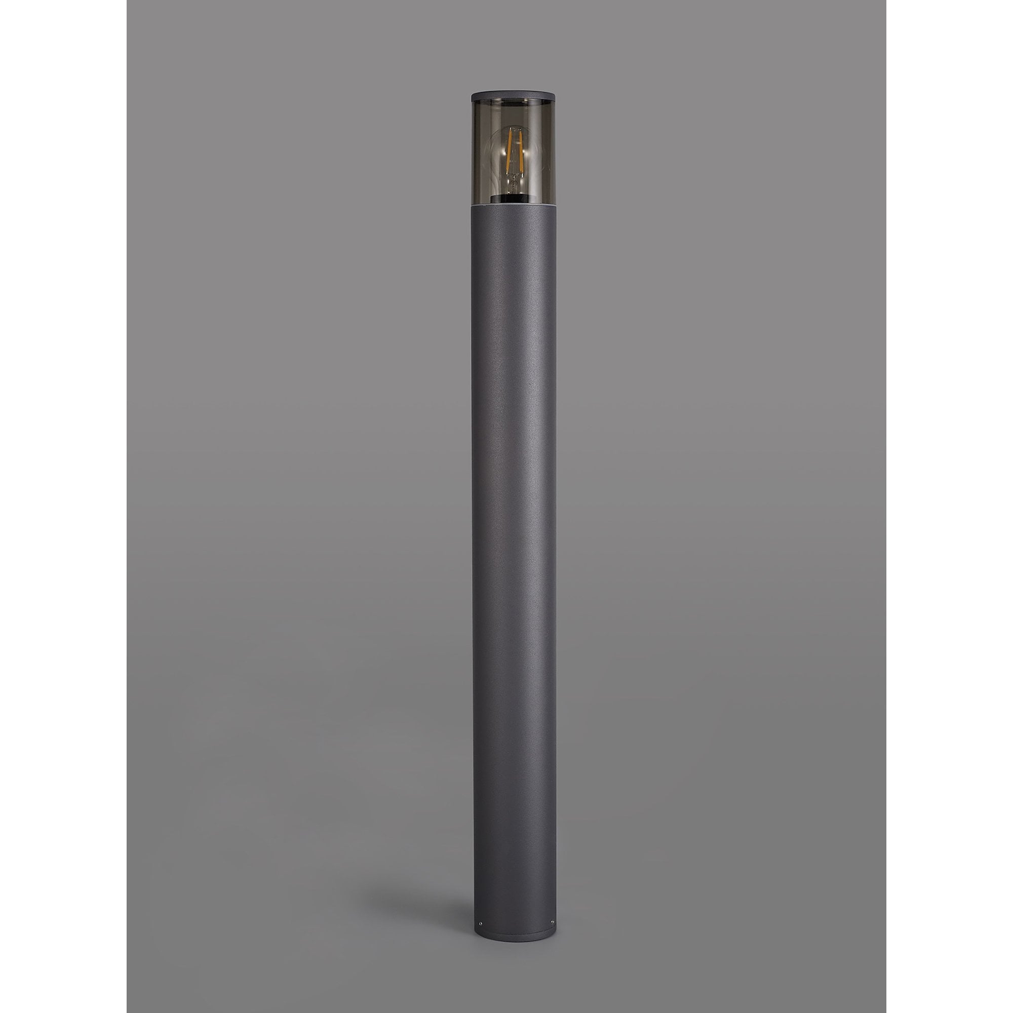 Marc Outdoor 90cm Post  Lamp 1 Light Anthracite/Smoked