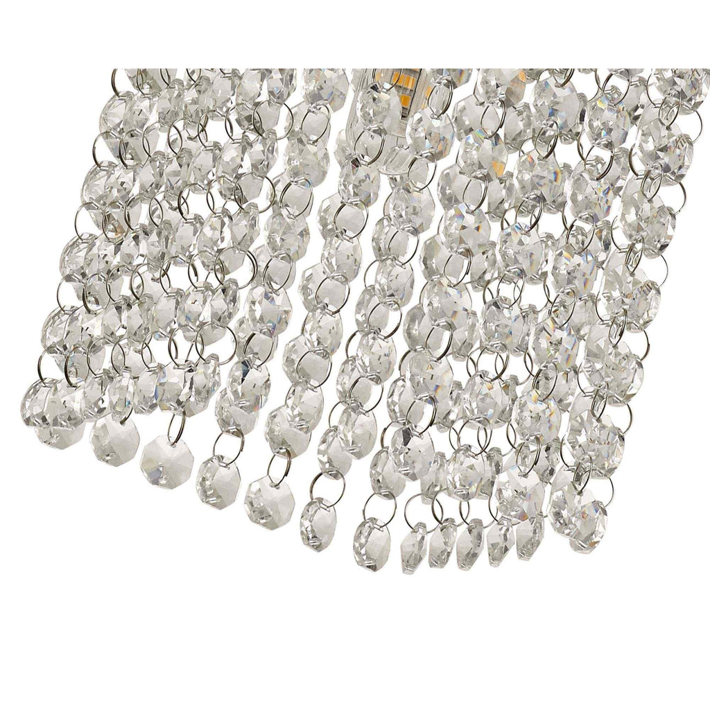NL70539 Marie Bathroom Ceiling  Light 1 Light Polished Chrome/Crystal