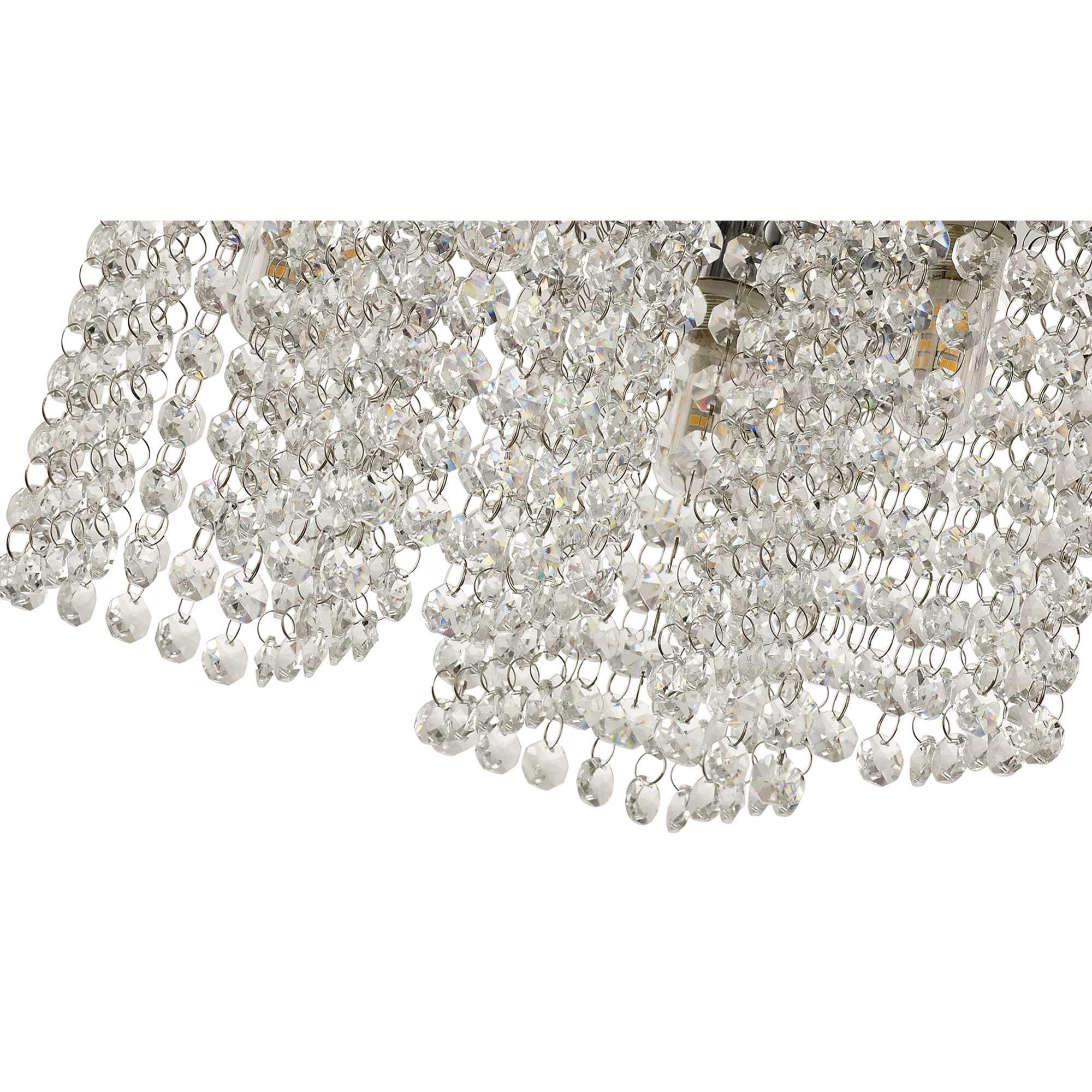 NL70549 Marie Bathroom Ceiling  Light 4 Light Polished Chrome/Crystal