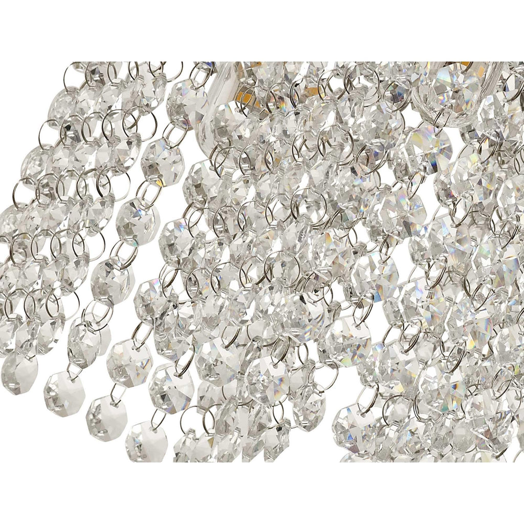 NL70549 Marie Bathroom Ceiling  Light 4 Light Polished Chrome/Crystal