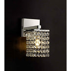 NL70559 Marie Bathroom Wall Lamp 1 Light Polished Chrome/Crystal