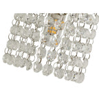 NL70559 Marie Bathroom Wall Lamp 1 Light Polished Chrome/Crystal