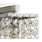 NL70559 Marie Bathroom Wall Lamp 1 Light Polished Chrome/Crystal