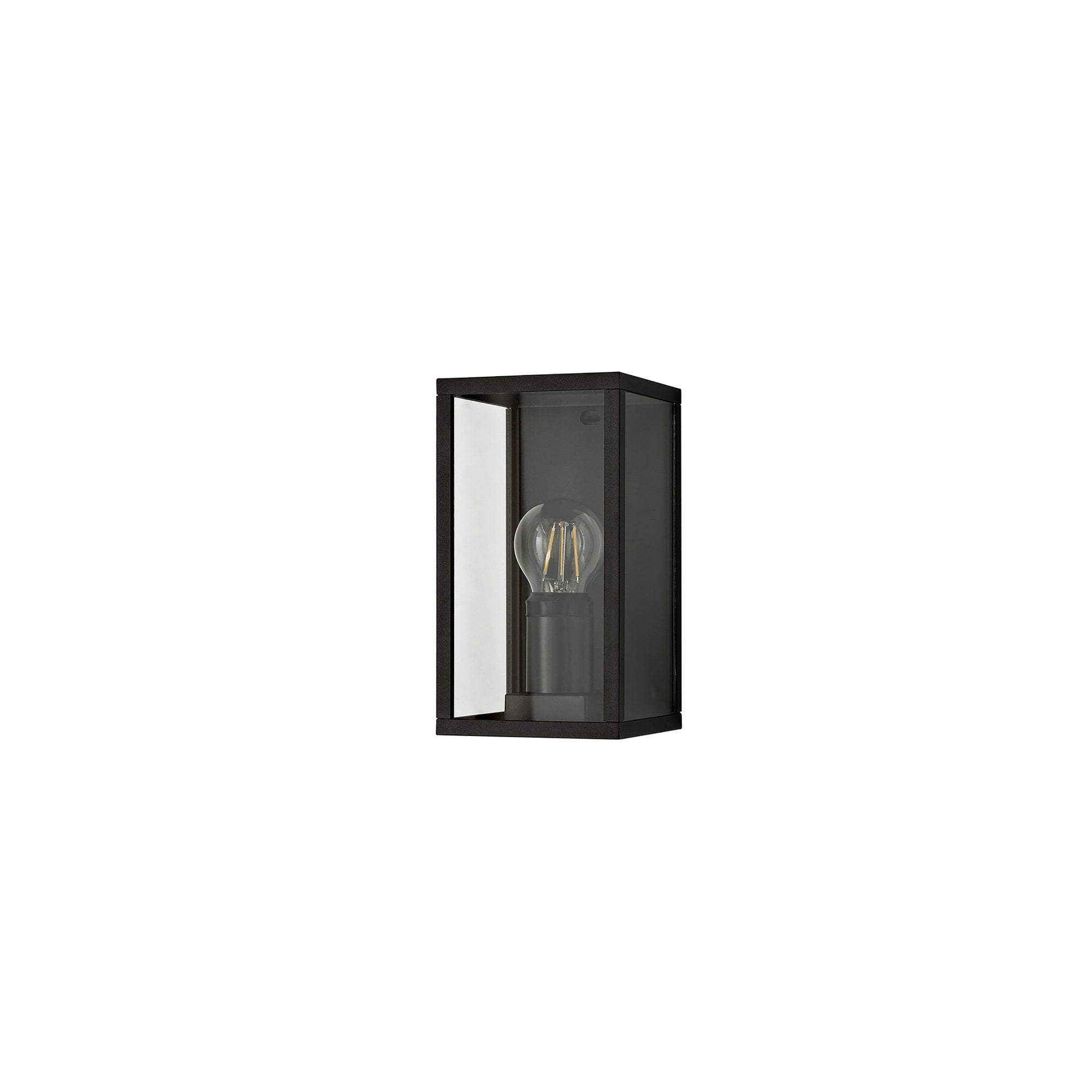 NL71159 Mateo Outdoor Flush Wall Lamp 1 Light Graphite Black