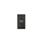 NL71159 Mateo Outdoor Flush Wall Lamp 1 Light Graphite Black