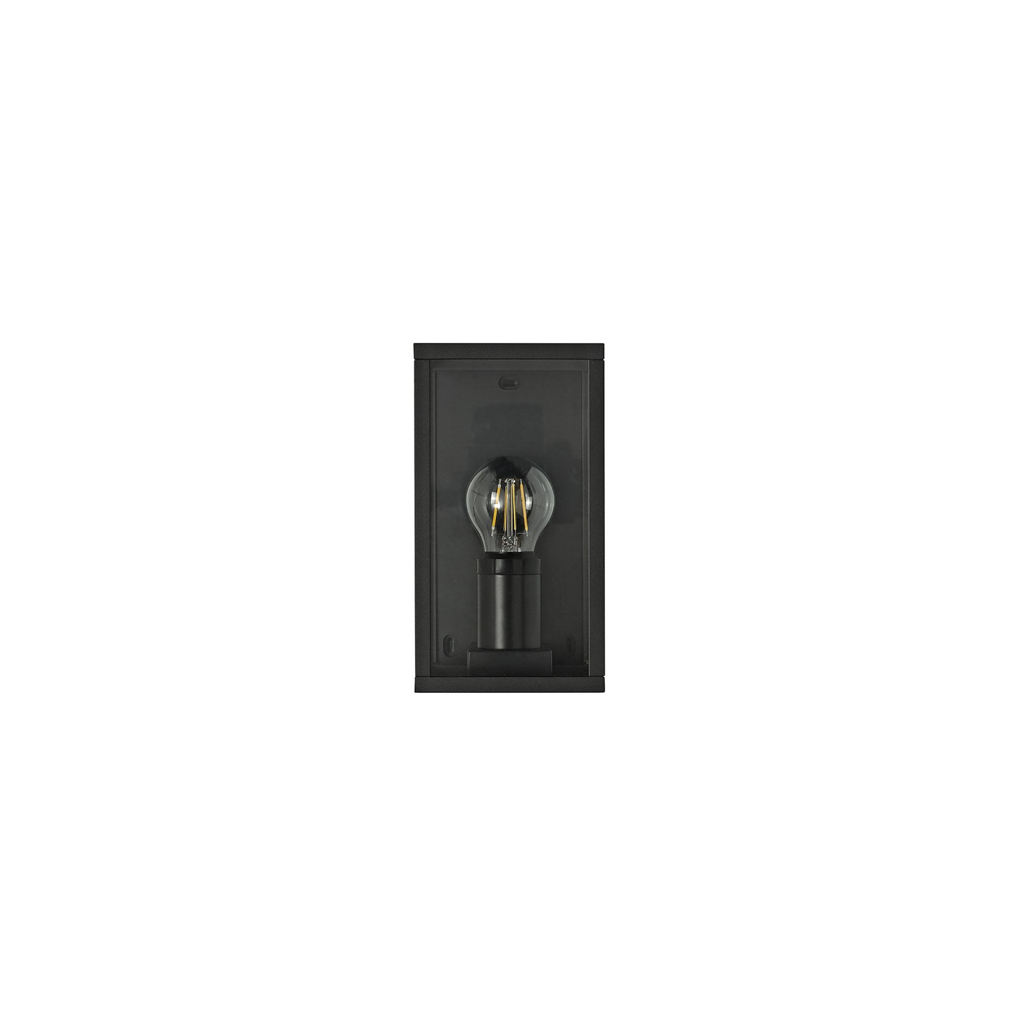 NL71159 Mateo Outdoor Flush Wall Lamp 1 Light Graphite Black