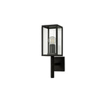 NL71169 Mateo Outdoor Upward Wall Lamp 1 Light Graphite Black