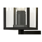 NL71169 Mateo Outdoor Upward Wall Lamp 1 Light Graphite Black