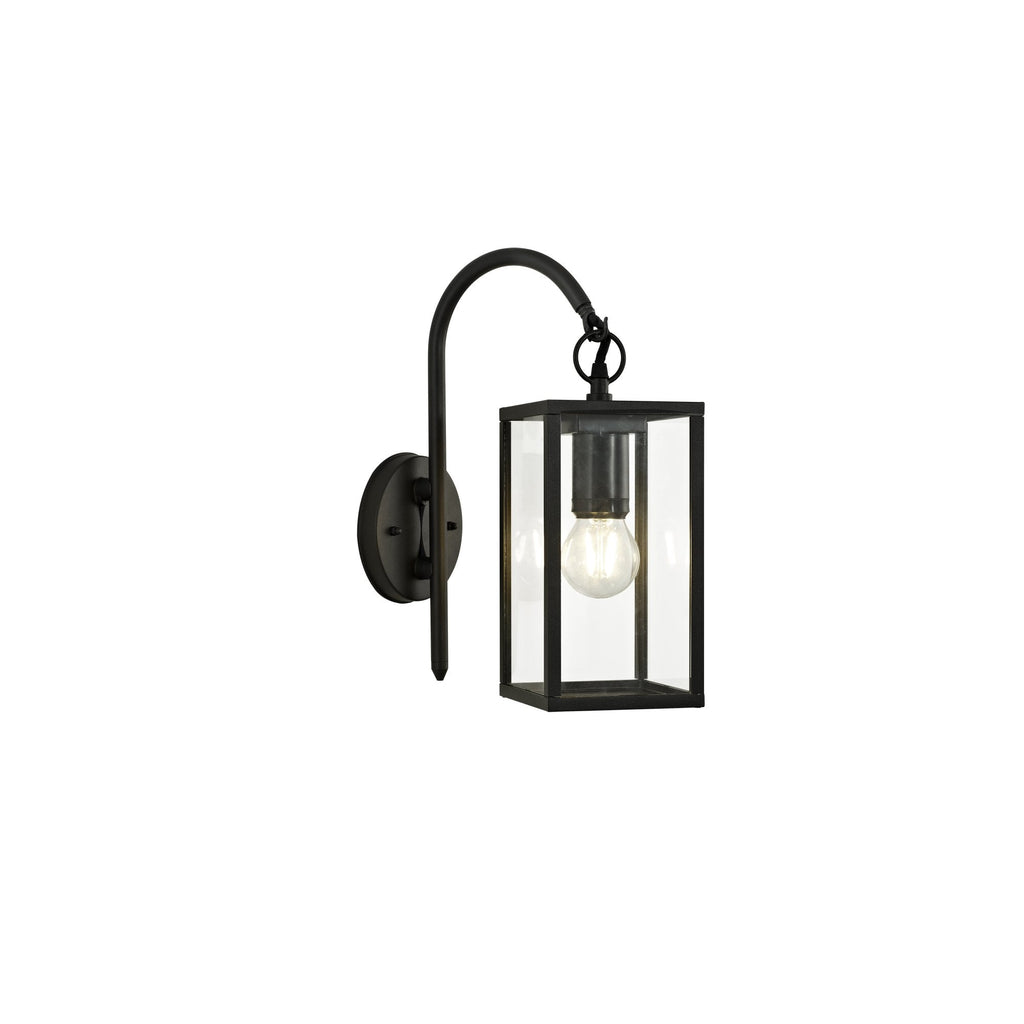 NL71179 Mateo Outdoor Downward Wall Lamp 1 Light Graphite Black