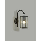 NL71179 Mateo Outdoor Downward Wall Lamp 1 Light Graphite Black