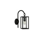 NL71179 Mateo Outdoor Downward Wall Lamp 1 Light Graphite Black