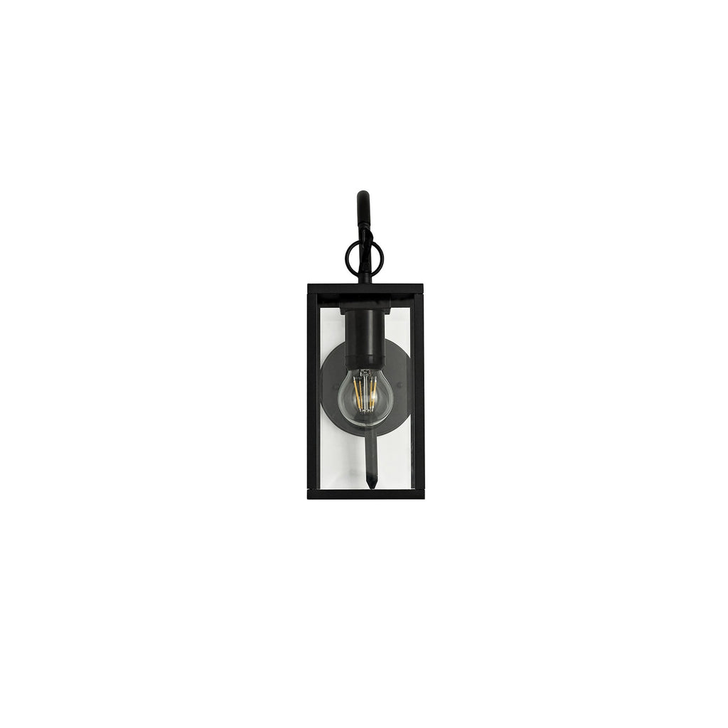 NL71179 Mateo Outdoor Downward Wall Lamp 1 Light Graphite Black