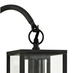 NL71179 Mateo Outdoor Downward Wall Lamp 1 Light Graphite Black