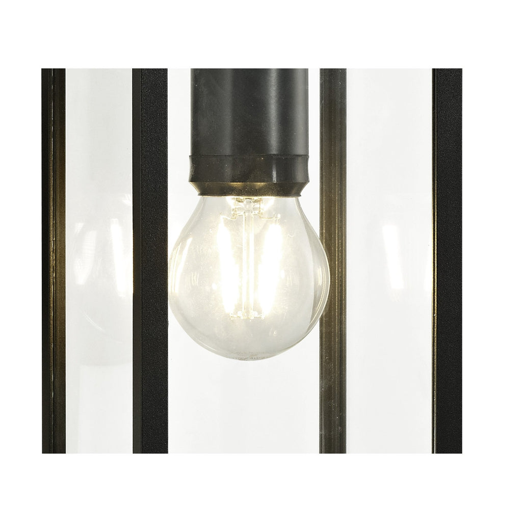 NL71179 Mateo Outdoor Downward Wall Lamp 1 Light Graphite Black