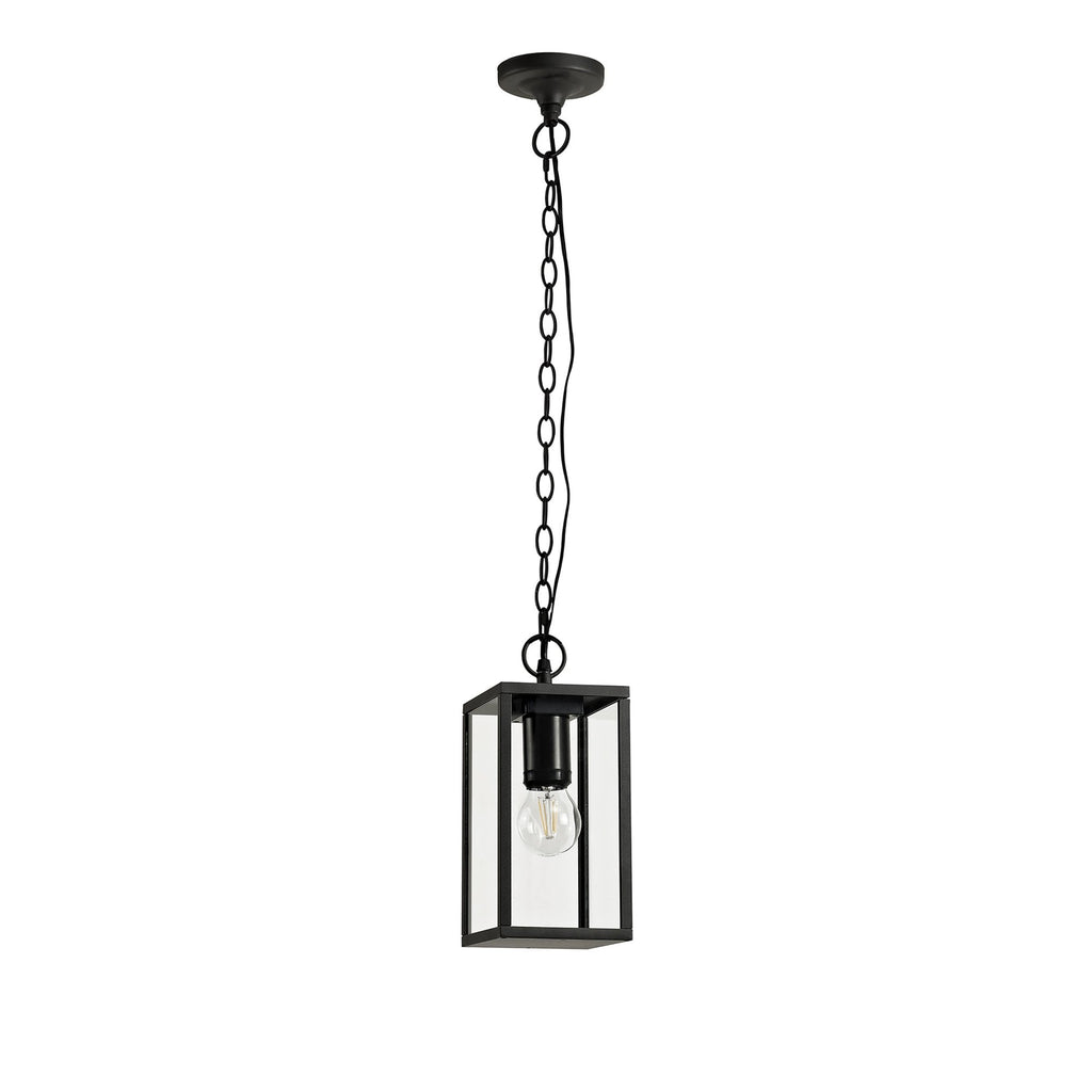 NL71189 Mateo Outdoor Pendant 1 Light Graphite Black