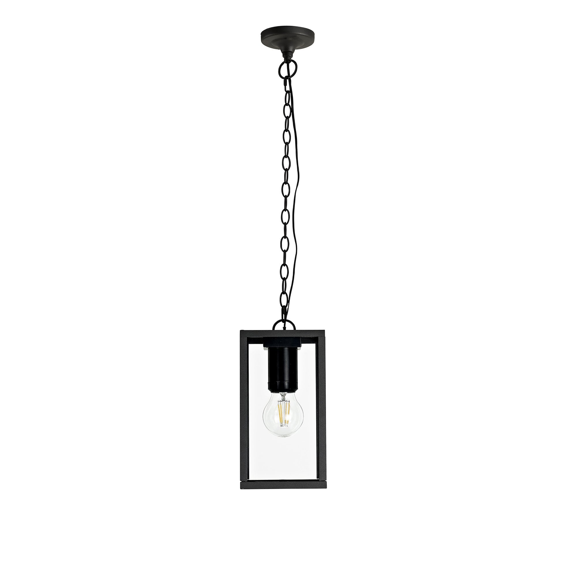 NL71189 Mateo Outdoor Pendant 1 Light Graphite Black