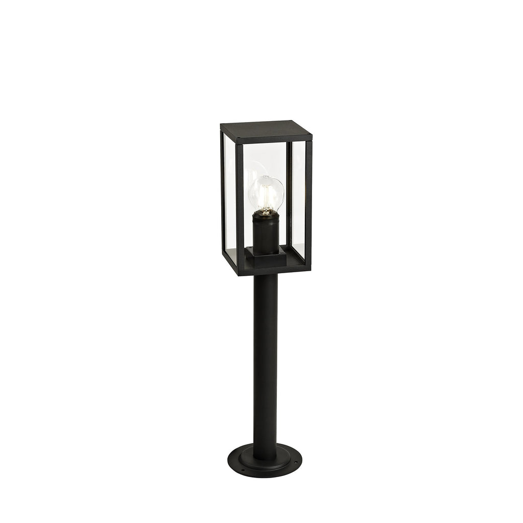 NL71199 Mateo Outdoor Short Post 1 Light Graphite Black