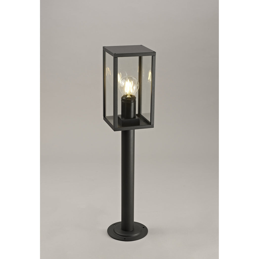 NL71199 Mateo Outdoor Short Post 1 Light Graphite Black