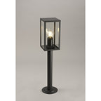 NL71199 Mateo Outdoor Short Post 1 Light Graphite Black