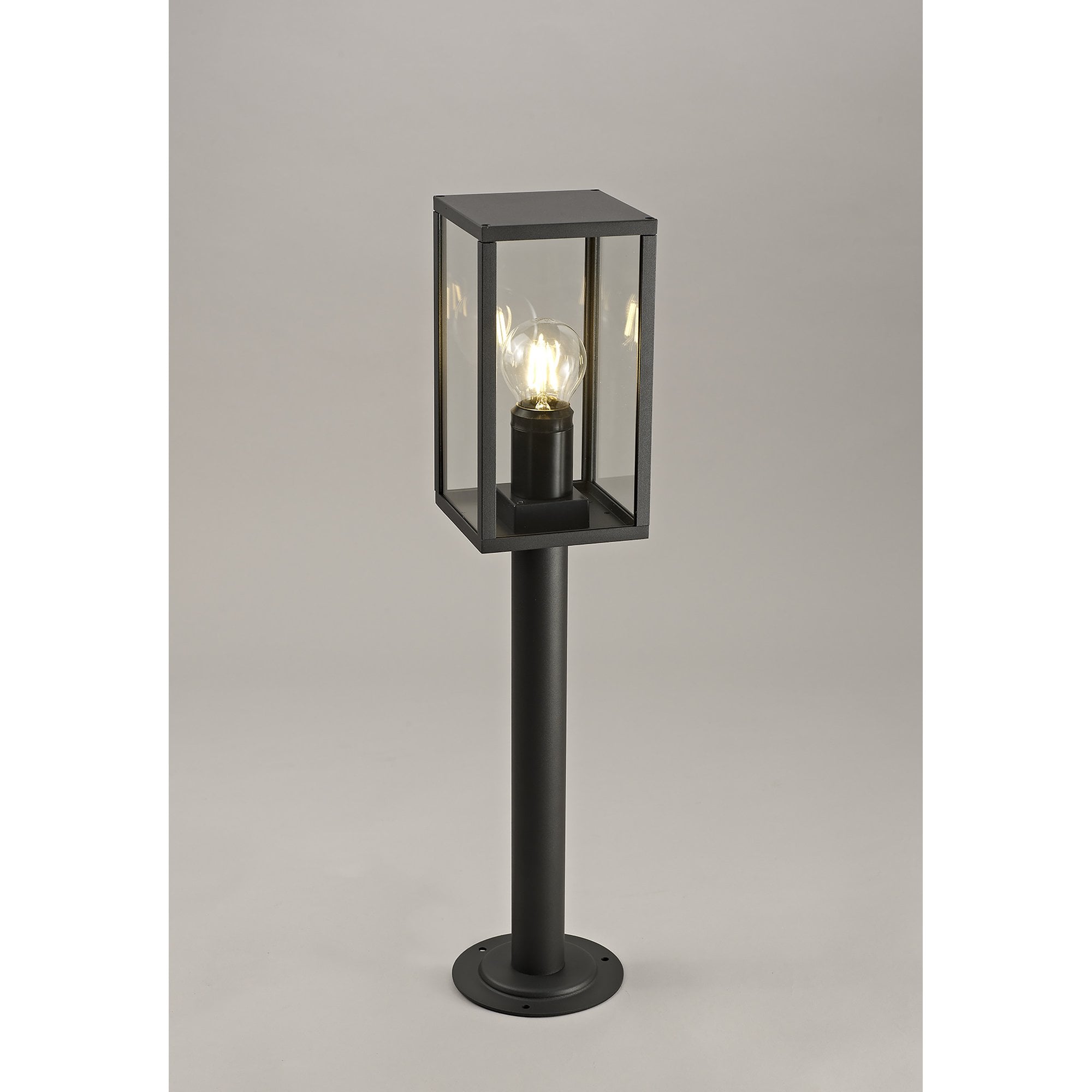 NL71199 Mateo Outdoor Short Post 1 Light Graphite Black
