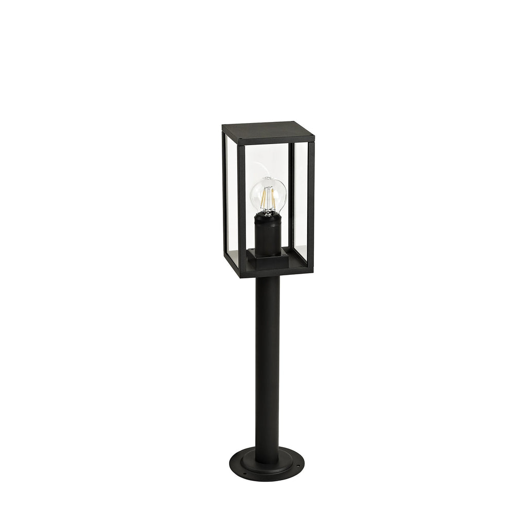 NL71199 Mateo Outdoor Short Post 1 Light Graphite Black