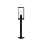 NL71199 Mateo Outdoor Short Post 1 Light Graphite Black