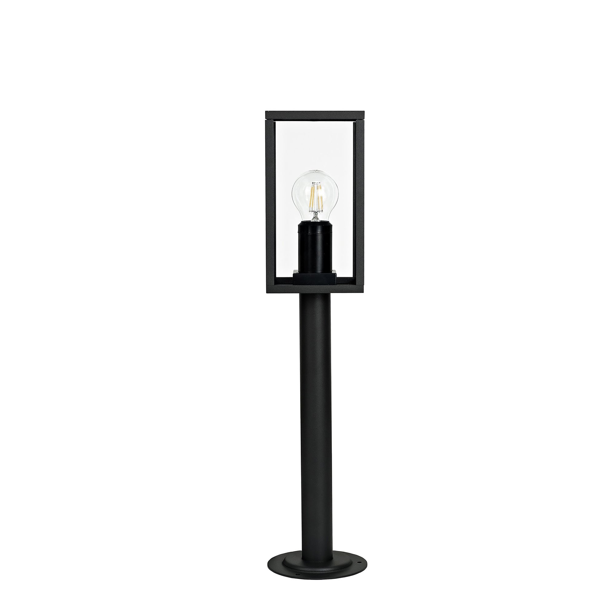 NL71199 Mateo Outdoor Short Post 1 Light Graphite Black