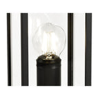 NL71199 Mateo Outdoor Short Post 1 Light Graphite Black