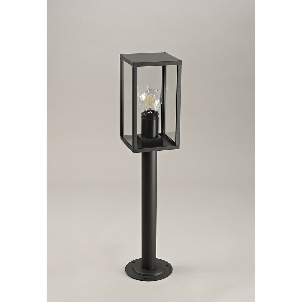 NL71199 Mateo Outdoor Short Post 1 Light Graphite Black