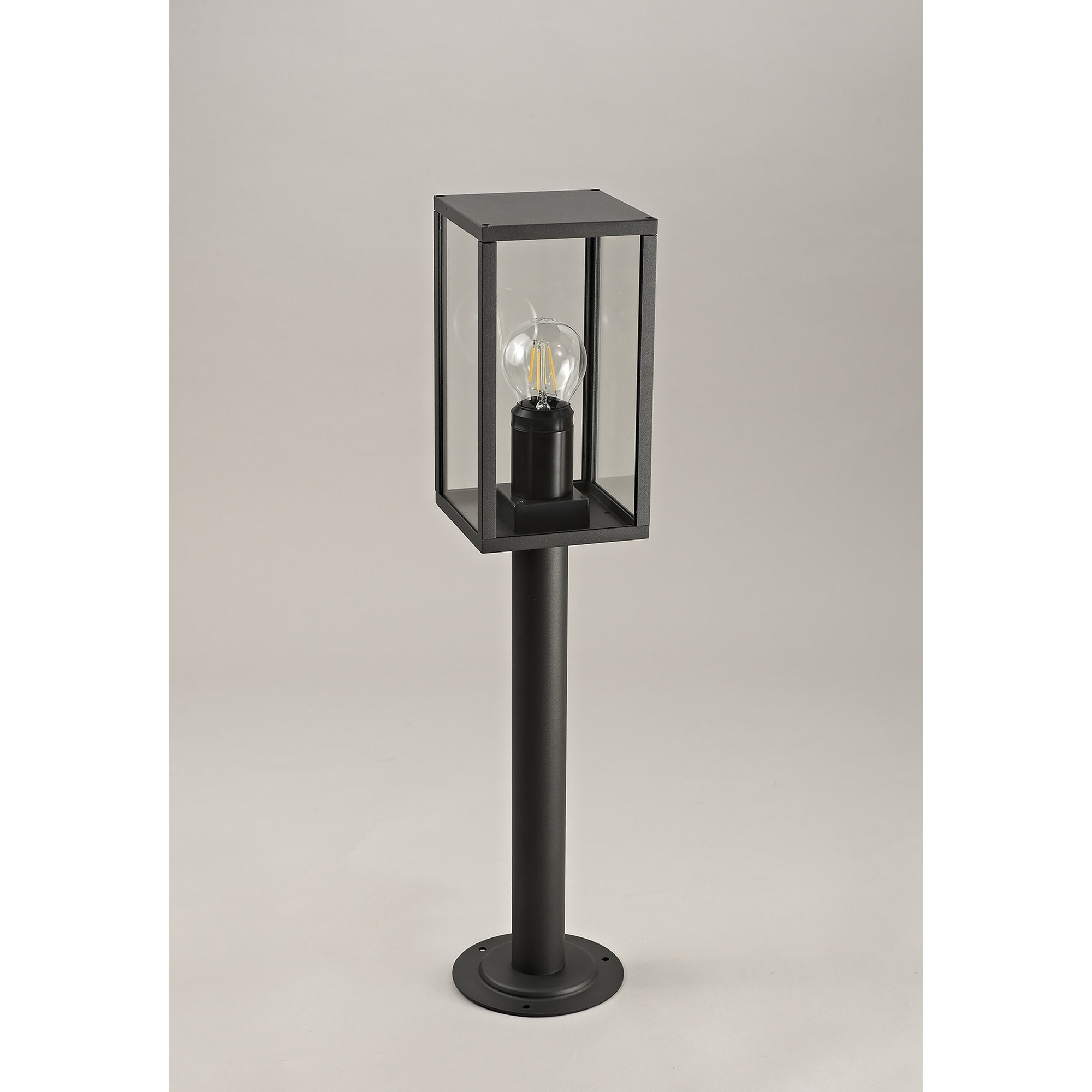 NL71199 Mateo Outdoor Short Post 1 Light Graphite Black