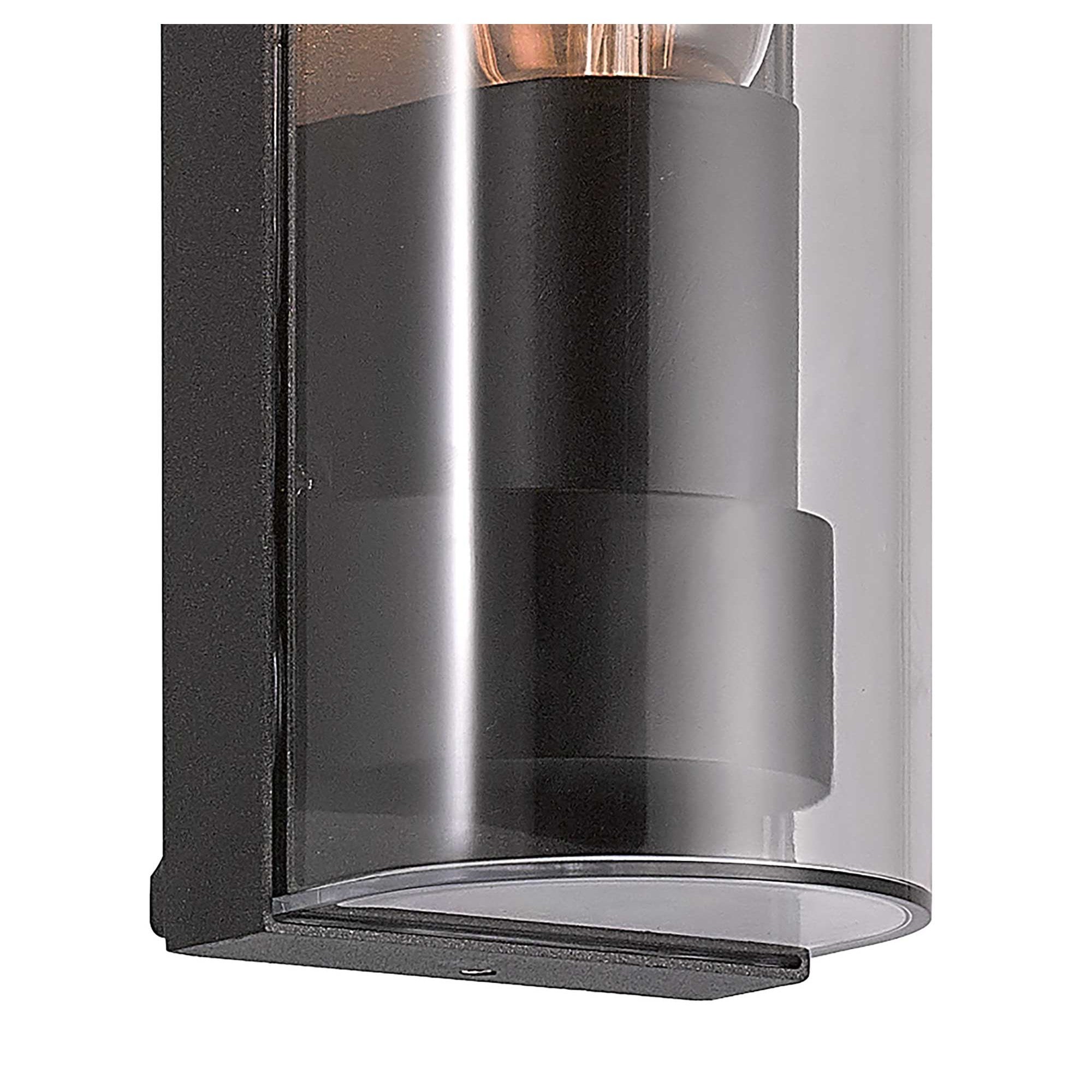 Maximus Outdoor Wall  Lamp Curved 1 Light Anthracite