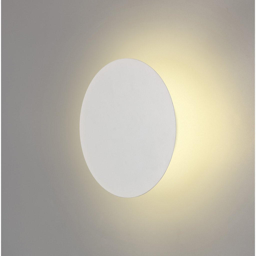 NLK03779 Modena Magnetic Base Wall Lamp LED 20cm Round Sand White