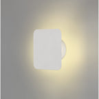 NLK03789 Modena Magnetic Base Wall Lamp LED 15cm Square Sand White