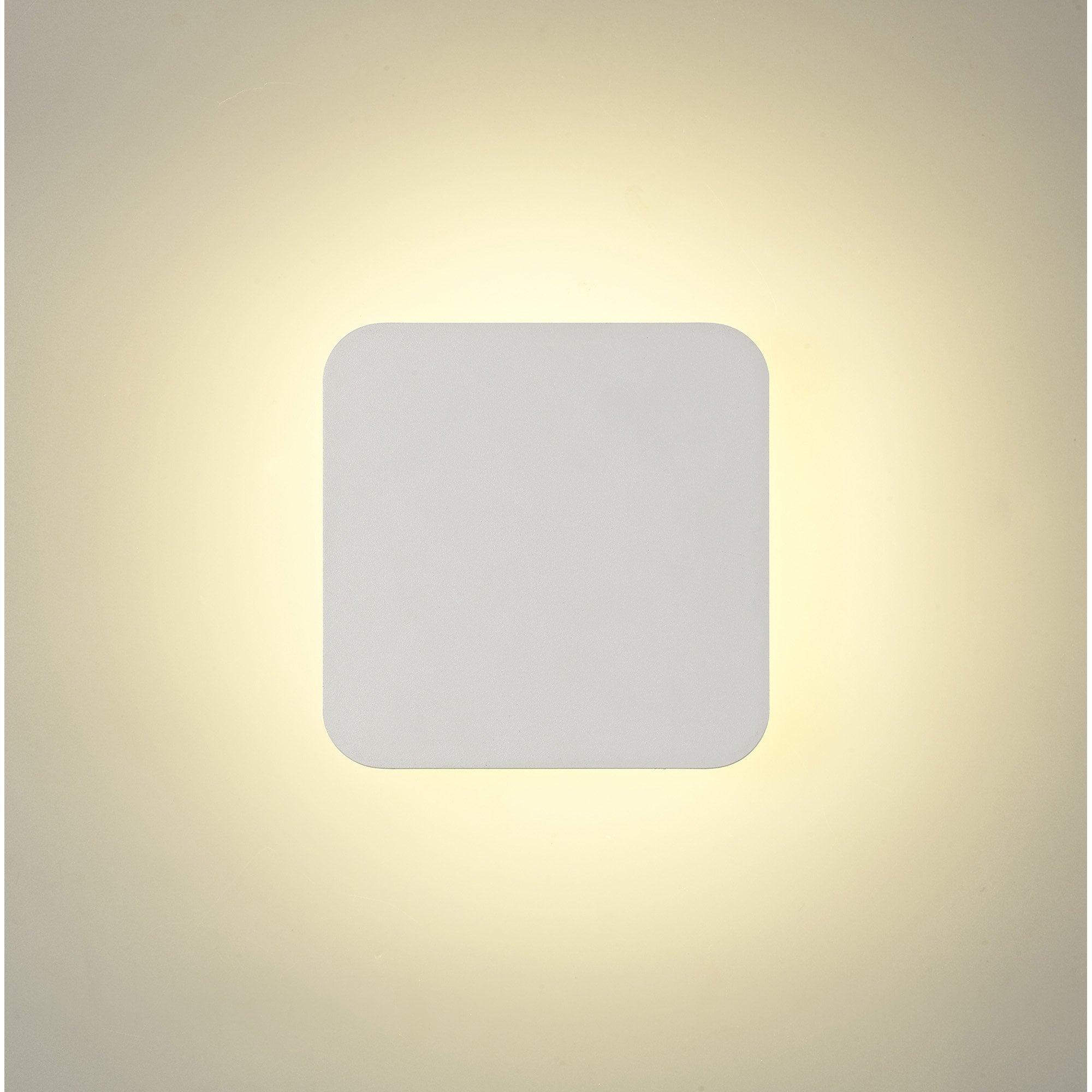 NLK03789 Modena Magnetic Base Wall Lamp LED 15cm Square Sand White