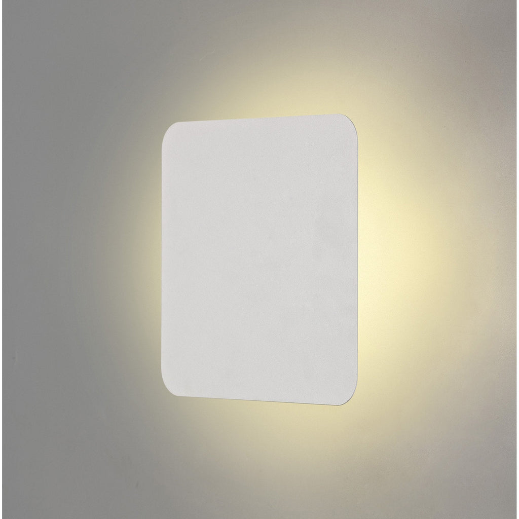 NLK03809 Modena Magnetic Base Wall Lamp LED 20cm Square Sand White