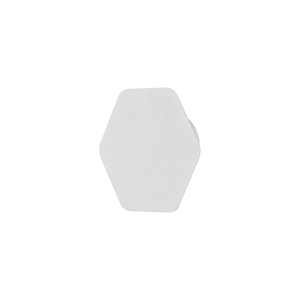 NLK03829 Modena Magnetic Base Wall Lamp LED 15cm Horizontal Hexagonal Sand White
