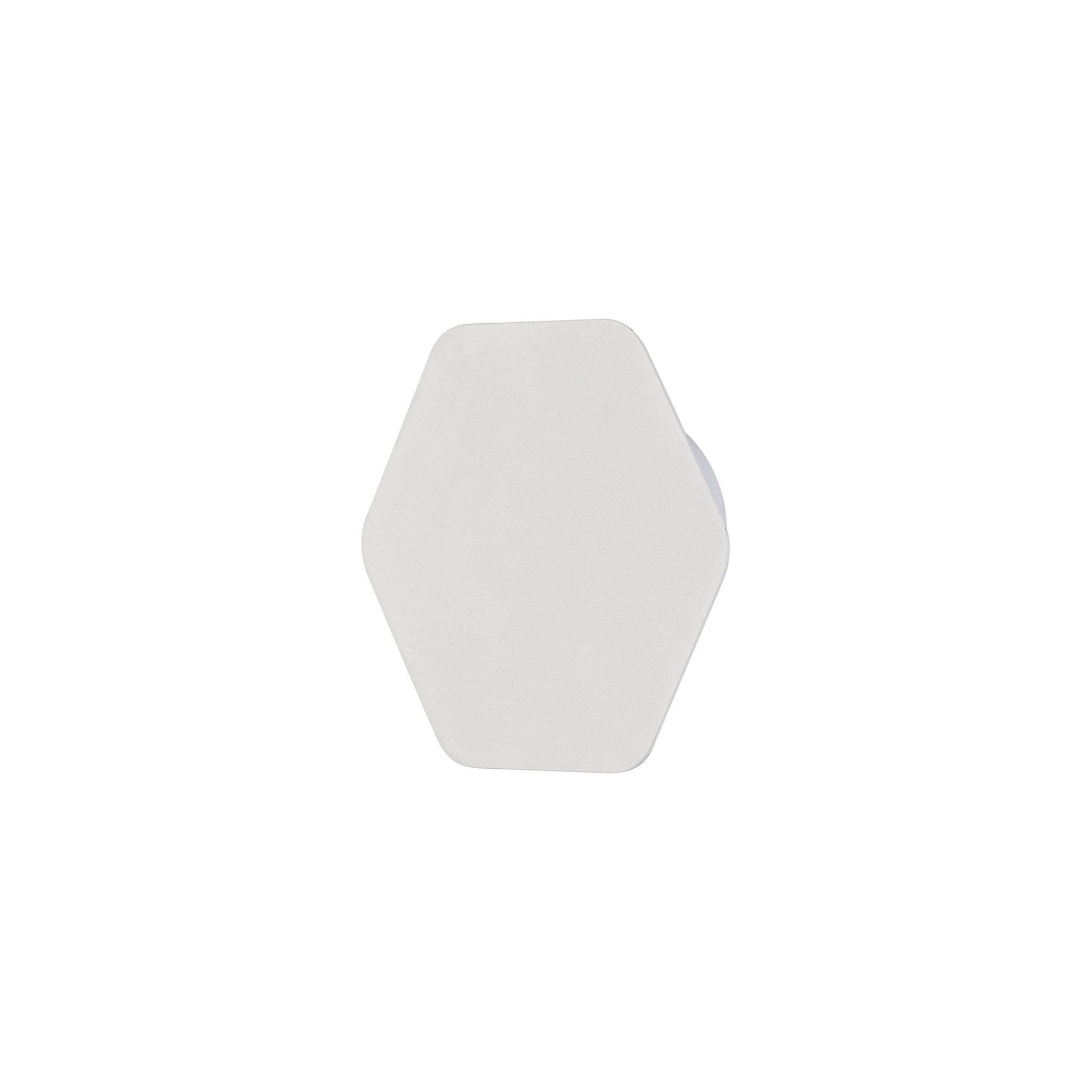 NLK03829 Modena Magnetic Base Wall Lamp LED 15cm Horizontal Hexagonal Sand White