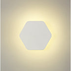 NLK03829 Modena Magnetic Base Wall Lamp LED 15cm Horizontal Hexagonal Sand White