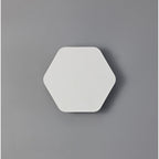 NLK03829 Modena Magnetic Base Wall Lamp LED 15cm Horizontal Hexagonal Sand White