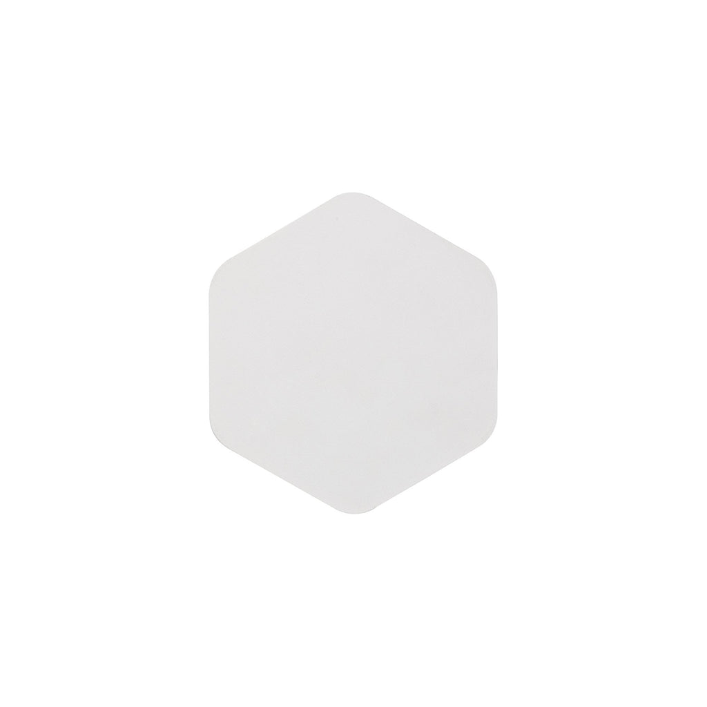 NLK03839 Modena Magnetic Base Wall Lamp LED 15cm Vertical Hexagonal Sand White
